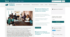 Desktop Screenshot of andaluciasolidaria.org
