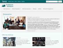 Tablet Screenshot of andaluciasolidaria.org